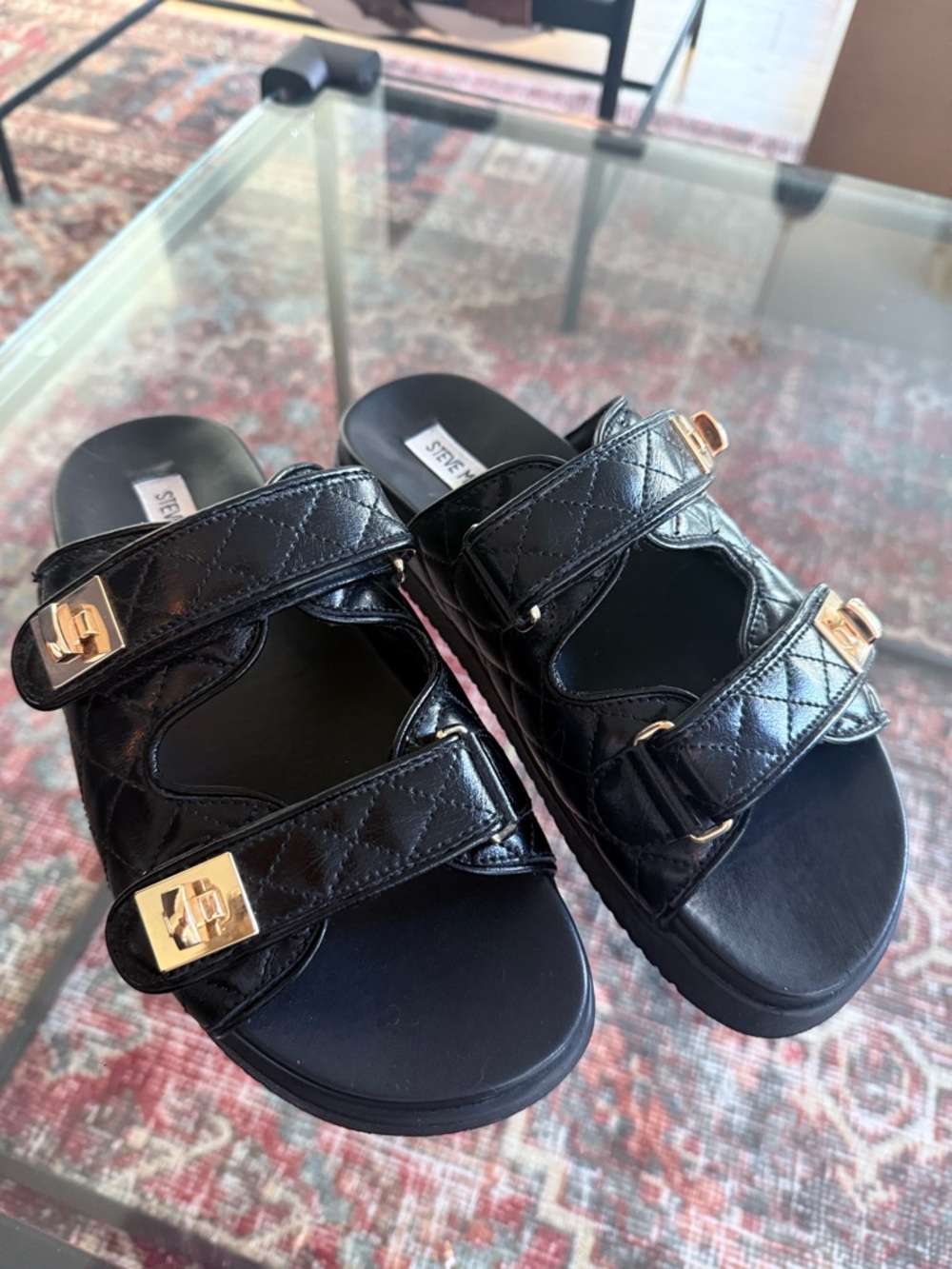 Steve Madden Schmona Quilted Sandals